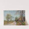 La route de Veneux (1887) by Alfred Sisley