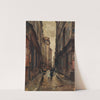 La rue Beaubourg à l&#039;angle de la rue Simon-le-franc by Paul Schaan