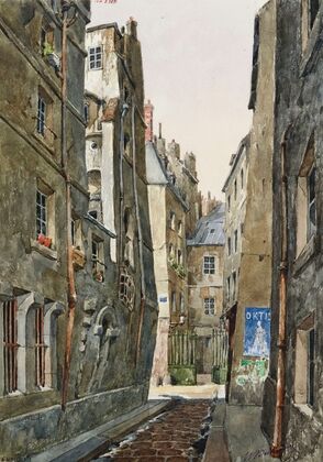 La rue de Nevers.