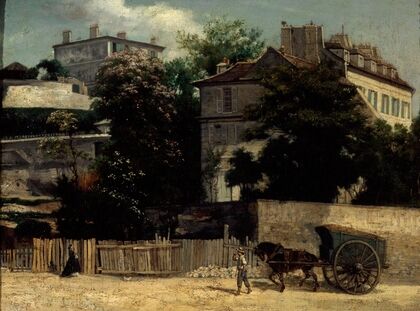 La rue d’Orchamp Ã  Montmartre