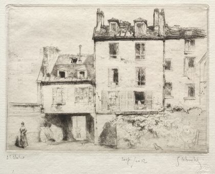La rue LacÃ©pÃ¨de; le cour de l’Aciereur Cottens