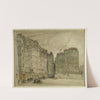 La rue Miron après la démolition des maisons de l&#039;ancien Paris by Ferdinand Boberg