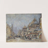 La rue Réaumur et le chevet de l’église Saint-Martin-des-Champs (1900) by Frédéric Houbron