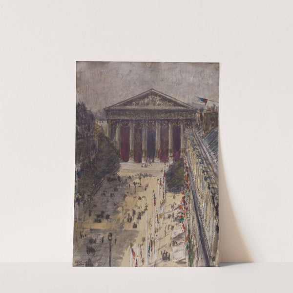 La rue Royale le jour de la Fête de la Victoire by Louis-Gilbert Bellan