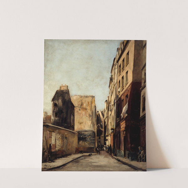 La Rue Saint-Julien-le-Pauvre by Emmanuel Lansyer