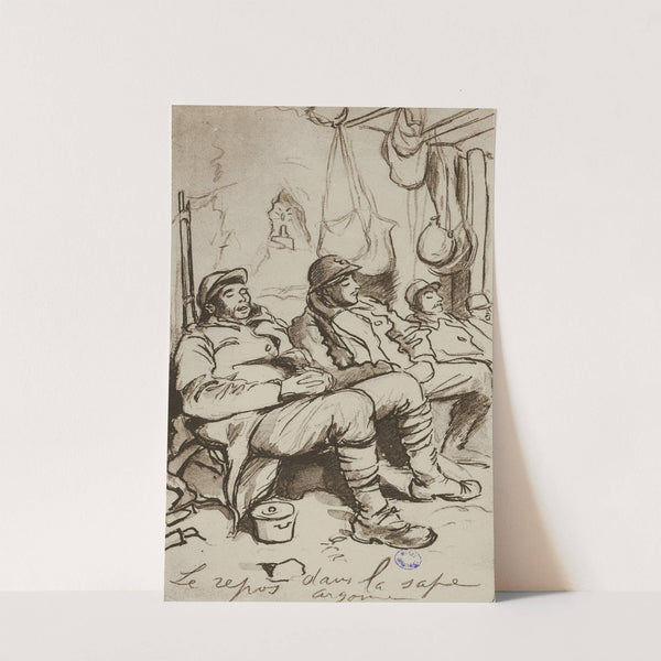 La sape (1915-1916) by Georges Goursat (Sem)