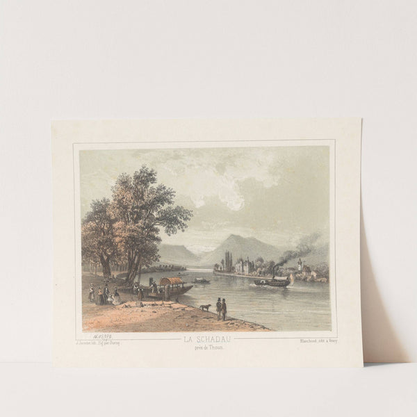 La Schadau près de Thoun by Jean Jacottet