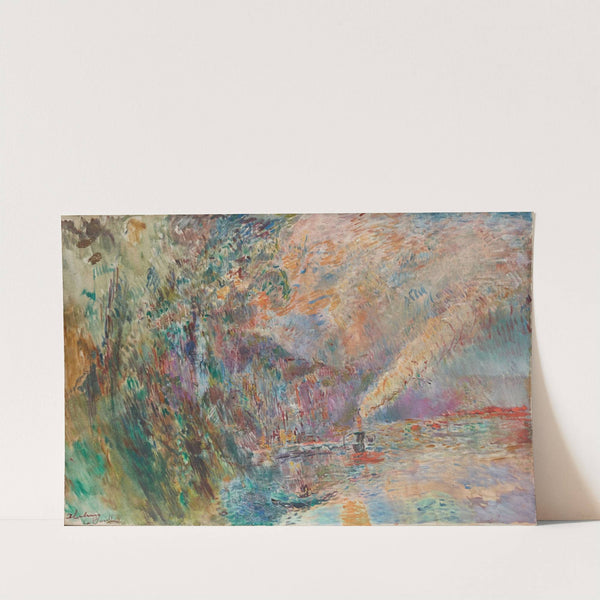 La Seine à La Bouille (1920-21) by Albert Lebourg