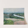 La Seine À La Pointe D&#039;epinay by Gustave Caillebotte