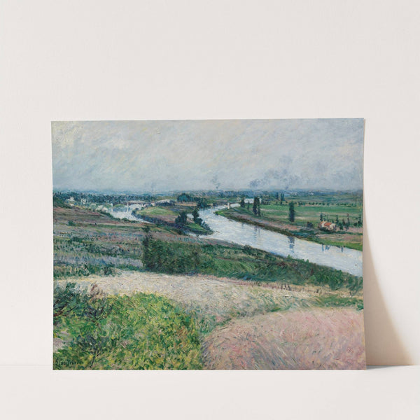 La Seine À La Pointe D&#039;epinay by Gustave Caillebotte