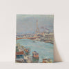 La Seine À Paris, La Tour Eiffel, Le Jour (circa 1905-06) by Emile Othon Friesz