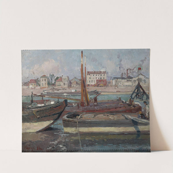 La Seine, au quai de la Rapée (1884) by Auguste Louis Lepère