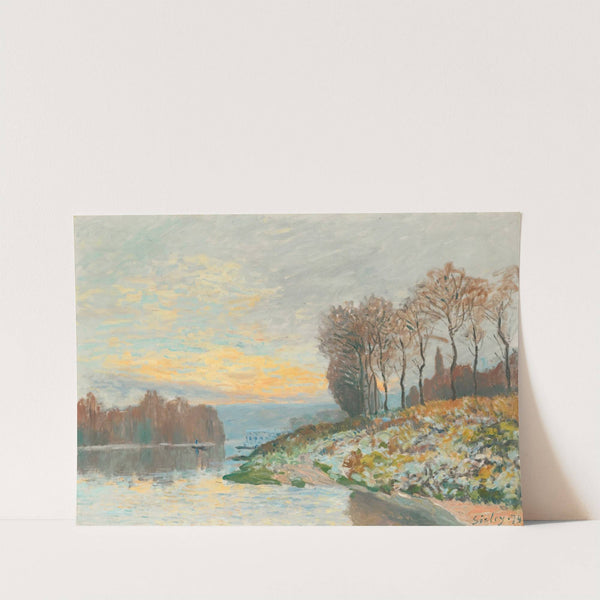 La Seine Près De Bougival (1874) by Alfred Sisley