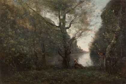 La solitude. Souvenir de Vigen (Limousin) (circa 1867-68)