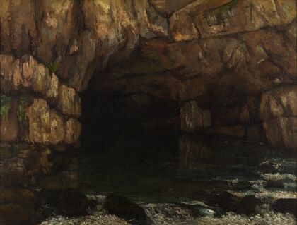 La source de la Loue (The Source of the Loue) 