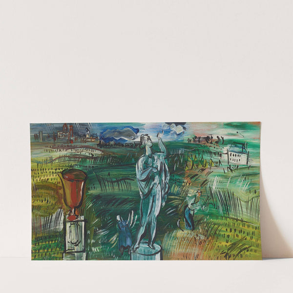 La Statue (circa 1942) by Raoul Dufy