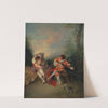 La Surprise by Jean-Antoine Watteau