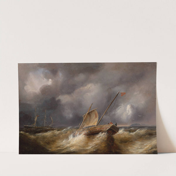La tempête by Théodore Gudin