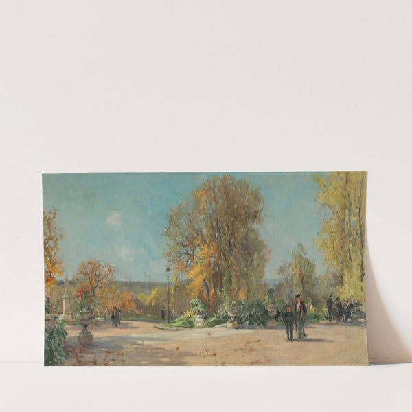 La terrasse du lycée Michelet (1902) by Pierre Vauthier