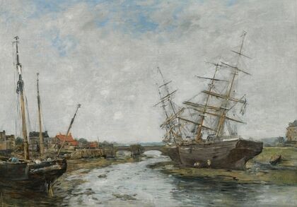 La Touques. Marée Basse