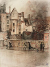 La tour de Calvin (ancien collège de Fortet), place Sainte Geneviève (1915-1945)