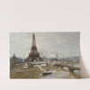 La tour Eiffel et le Champ-de-Mars, en janvier 1889 (1889) by Paul Louis Delance