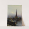 La tour Eiffel, la nuit by Alexey Petrovich Bogolyubov