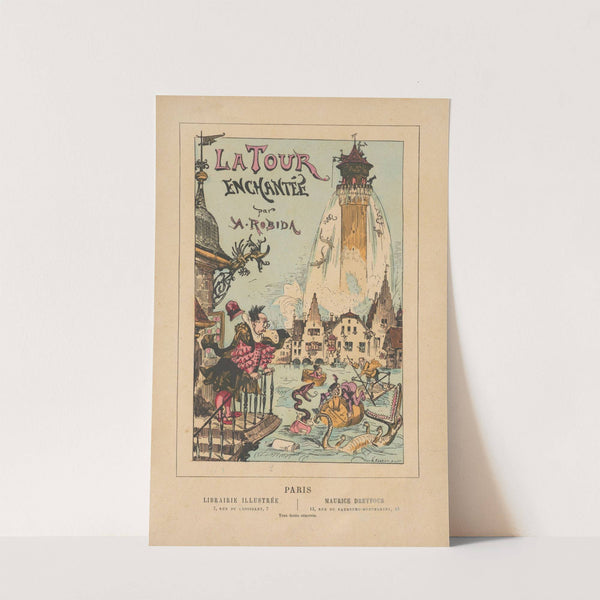La tour enchantée- Titlepage (1881) by Albert Robida