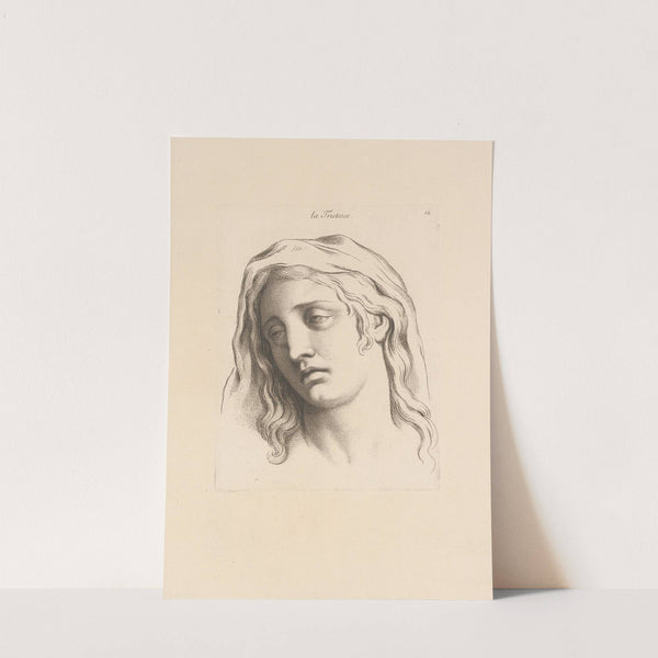 La tristesse (1727) by Jean Audran
