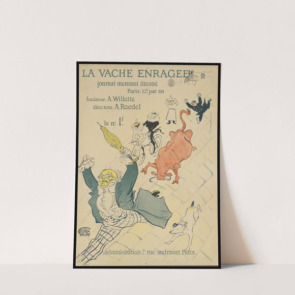 La vache enragée (1896) by Henri de Toulouse-Lautrec