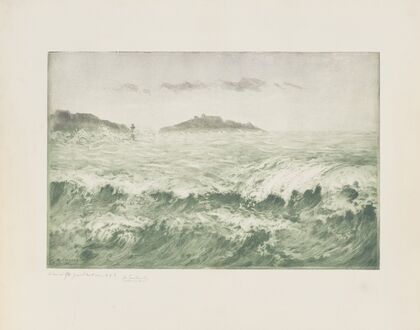 La Vague, Marseille, ou le Mistral, Marseille (The Wave or the Mistral, Marseille) (ca. 1893)