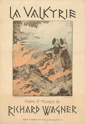 La Valkyrie. Poème et Musique de Richard Wagner (1895)