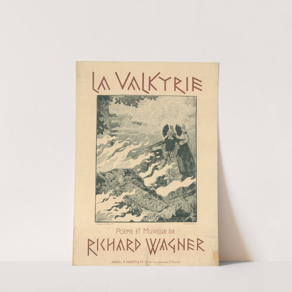 La Valkyrie. Poème et Musique de Richard Wagner (1895) by Eugène Samuel Grasset