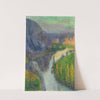 La Vallée Du Lot, Près De Saint-Cirq Lapopie by Henri Martin