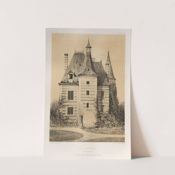 La Vicomté (Saône et Loire) (1860) by Victor Petit