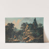 La Vielle Ferme (Pastoral Landscape) by Jean-Baptiste Pillement