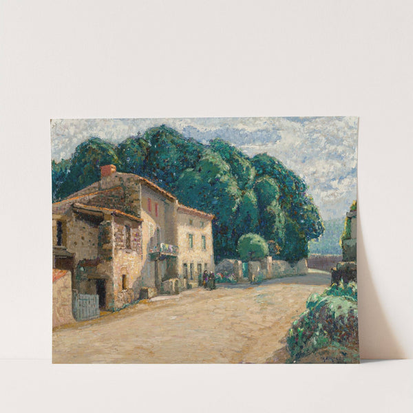 La village St Morrillon by Pierre Gaston Rigaud