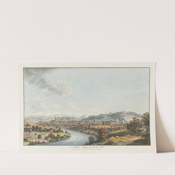 La Ville de Berne du cote du Nord by Johann Ludwig Aberli