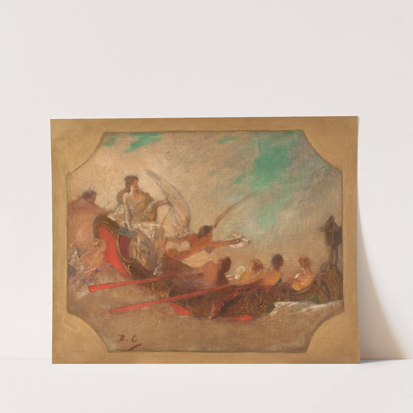 La Ville de Paris conviant le monde à ses fêtes by Jean-Joseph-Benjamin Constant