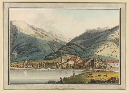 La Ville de Villeneuve dans le Bailliage de Vevey — size preview