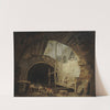 La Violation des caveaux des rois dans la basilique de Saint-Denis, en octobre 1793 (1793) by Hubert Robert