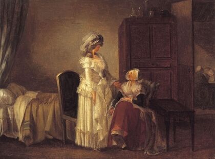 La Visite à la convalescente