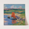La voile rouge (1909) by Henry Moret