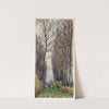 Laan met hoge bomen by Willem Wenckebach