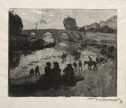 L’Abreuvoir du Pont Marie (1890)