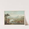 Lac et ville de Thun, avec la rivière de l&#8217;Aar, prise à Vue d&#8217;Oiseau- de la Terrasse du Chateau (1915-1945) by Friedrich Rosenberg