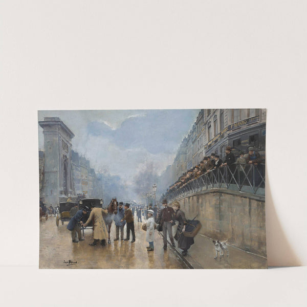 L&#039;accident; Porte Saint-Denis by Jean Béraud