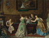 Ladies Playing Billiards
