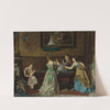 Ladies Playing Billiards by Charles Edouard Boutibonne