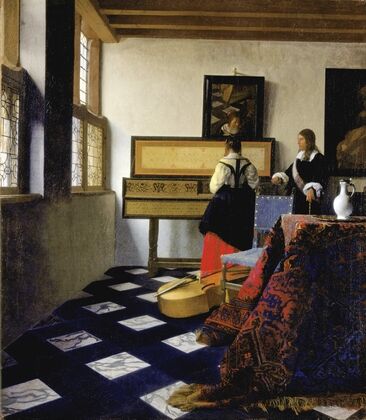 Lady At The Virginal With A Gentleman, ‘the Music Lesson’